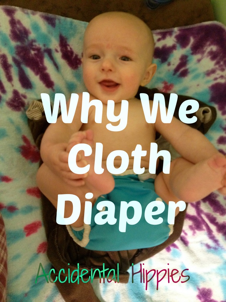 Why our family uses cloth diapers - pros and cons of cloth diapering from a busy family with two full time teachers! 