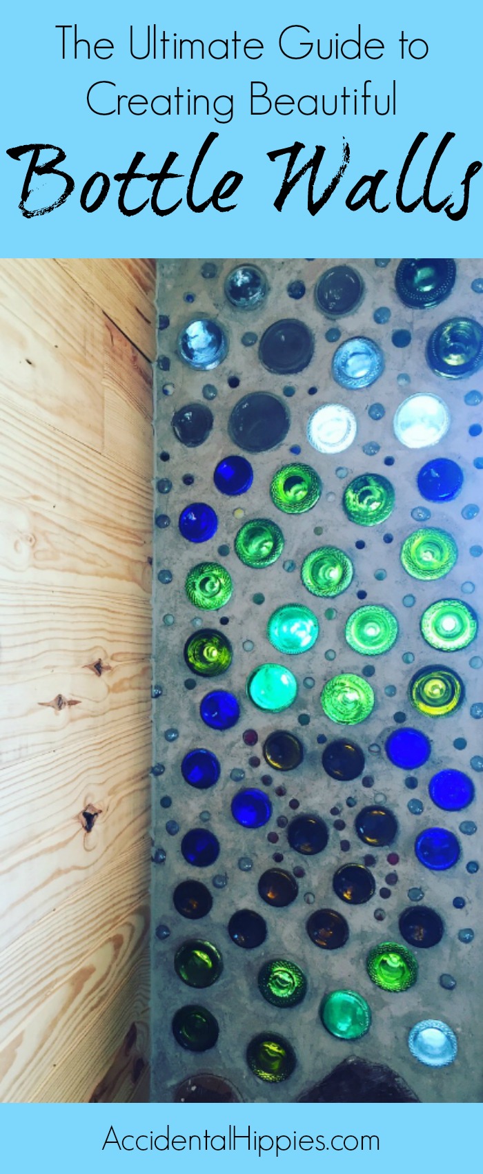 Bottles walls are great in cordwood, cob, and earthship building designs. This guide will show you everything we learned about making and building with bottle bricks so that you can do it too.