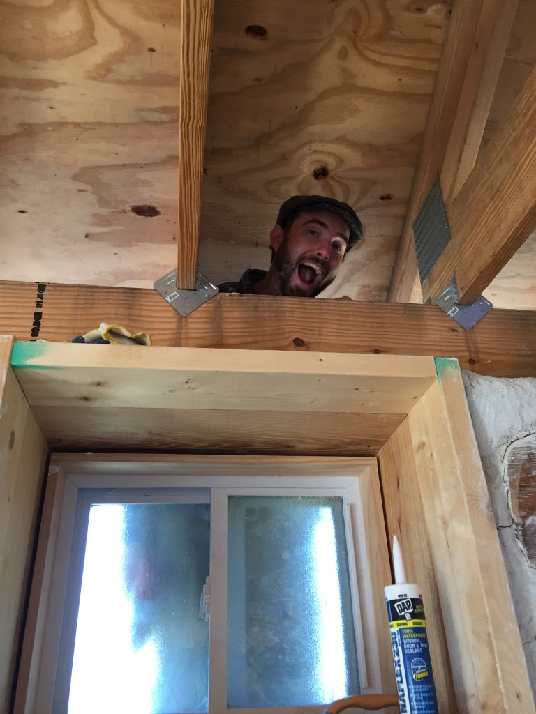 Building a house is hard work, but it's also pretty fun!