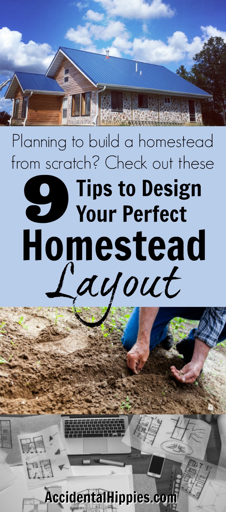 Use these 9 tips to plan your homestead from scratch #homestead #homedesign 