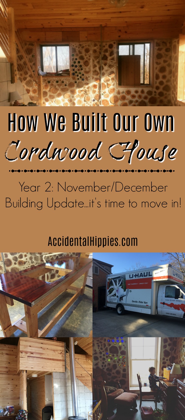 We built our own cordwood home from scratch! In this progress update, see what we did to finalize things before we officially moved in. Project overviews, details, and more.