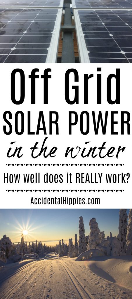 We run on 100% solar power. How well does it REALLY work in the winter?