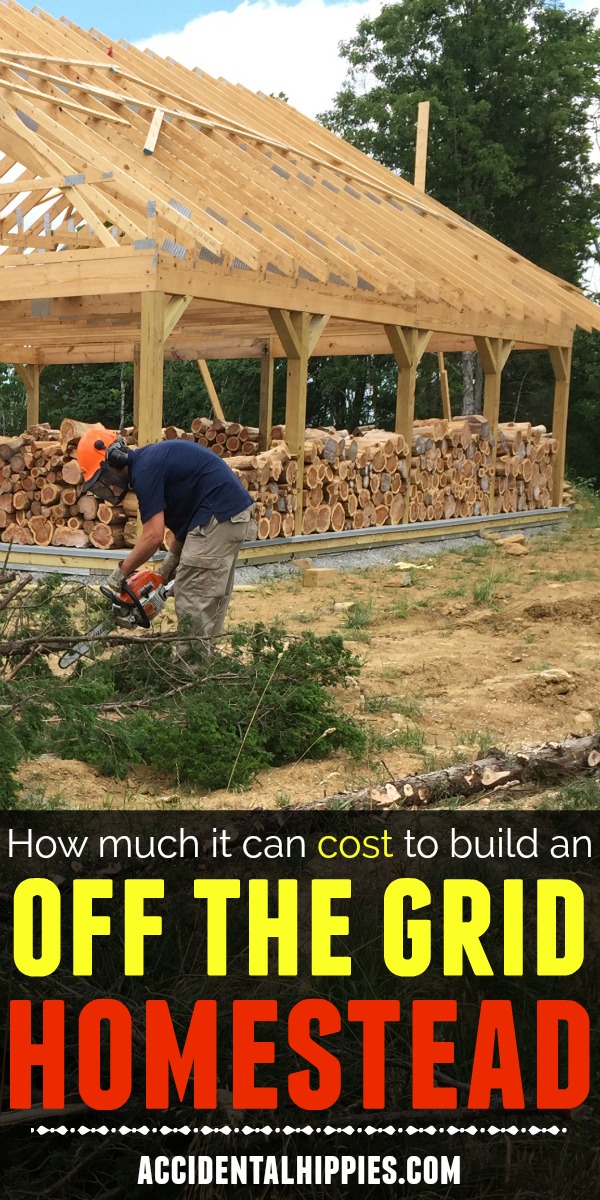 Every home building situation is different. There is a lot to consider when you want to build your own off grid homestead from scratch. Check out the total cost breakdown of our own off grid home build to get some perspective on how much things CAN cost (and learn how you could potentially do it cheaper) #homesteading #homestead #offgrid #offthegrid #solarpoweredhouse #ownerbuilder #buildahouse #housefromscratch #housebyhand