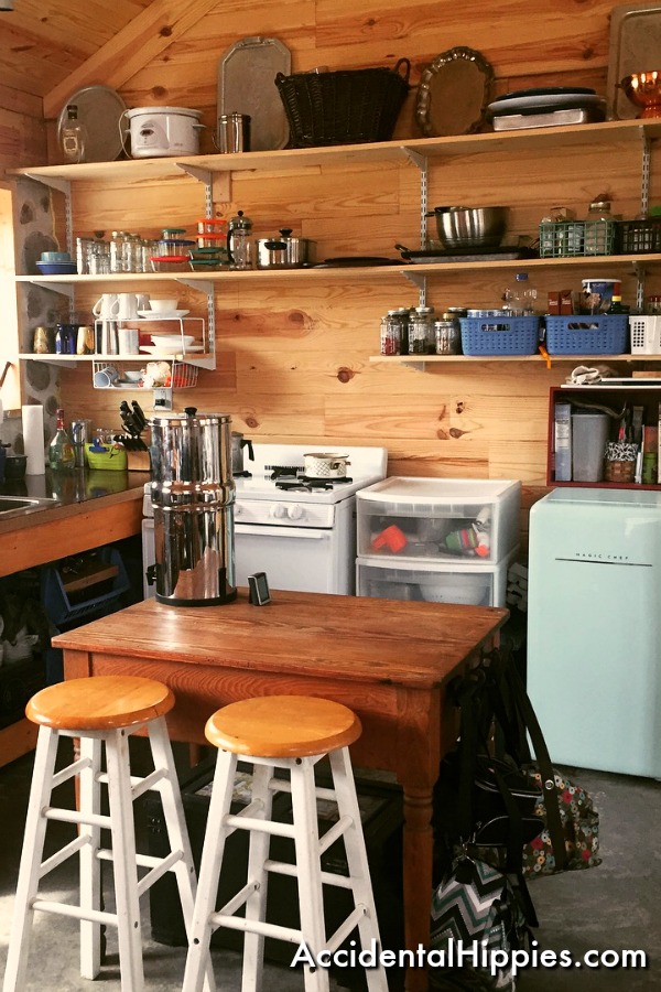 How to Build Cheap Open Kitchen Shelves Accidental Hippies