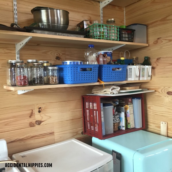 How to Build Cheap Open Kitchen Shelves Accidental Hippies