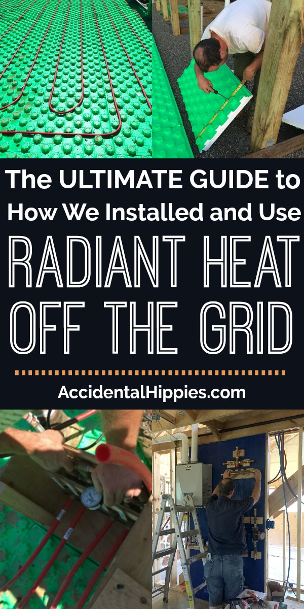 We installed our own custom radiant heating system in our off-grid cordwood house. After two winters using it, here's everything we learned. From installation advice to how it actually performs, here's what you should learn before you install your own. #radiantheat #diyprojects #buildahouse