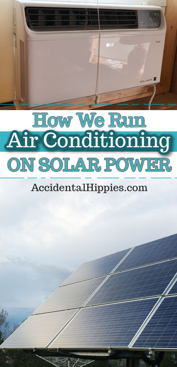 air conditioner and the solar panels that run them